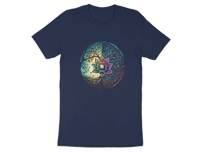 Nature vs Tech Yin Yang T-Shirt