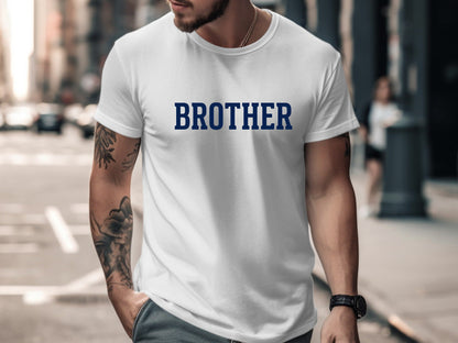Classic Brother Varsity Block Lettering Tee
