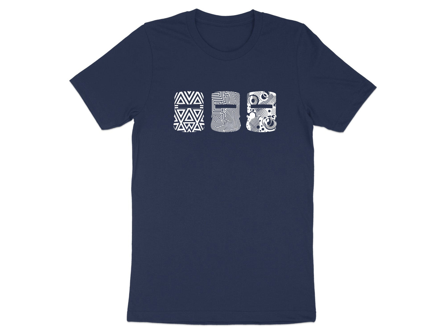 The Three Helmets: Ned Kelly Pattern T-Shirt
