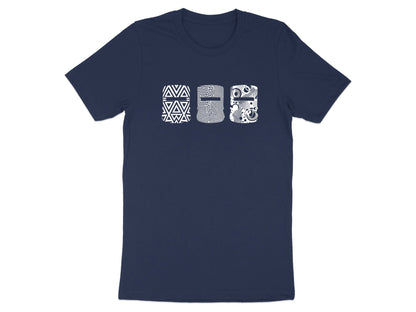 The Three Helmets: Ned Kelly Pattern T-Shirt
