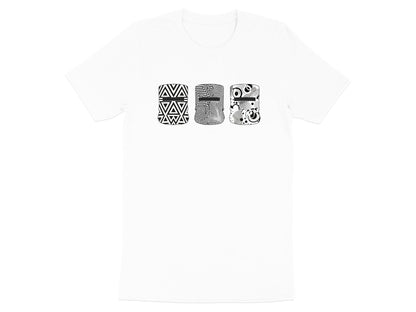 The Three Helmets: Ned Kelly Pattern T-Shirt