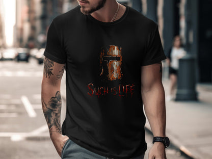 Ned Kelly 'Such Is Life' Rusted Helmet T-Shirt