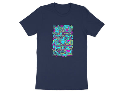 Cyberpunk Tech Stack Neon Maze T-Shirt