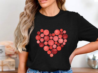Netball Heart Graphic T-Shirt