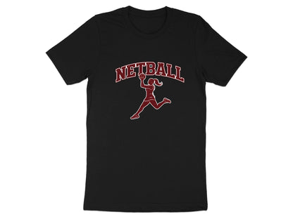 Netball Player Silhouette Vintage T-Shirt