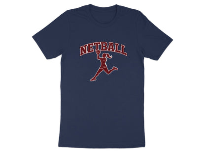 Netball Player Silhouette Vintage T-Shirt