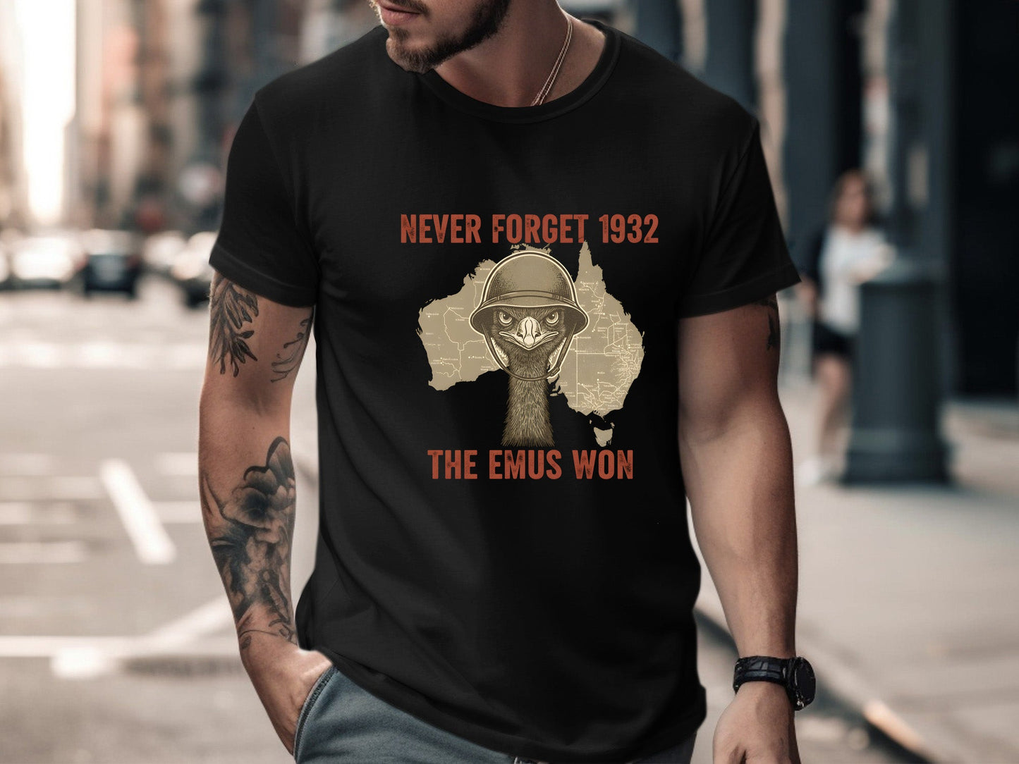 The Emus Won 1932 T-Shirt - Australian Great Emu War Tee