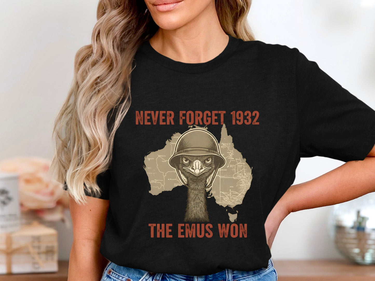 The Emus Won 1932 T-Shirt - Australian Great Emu War Tee