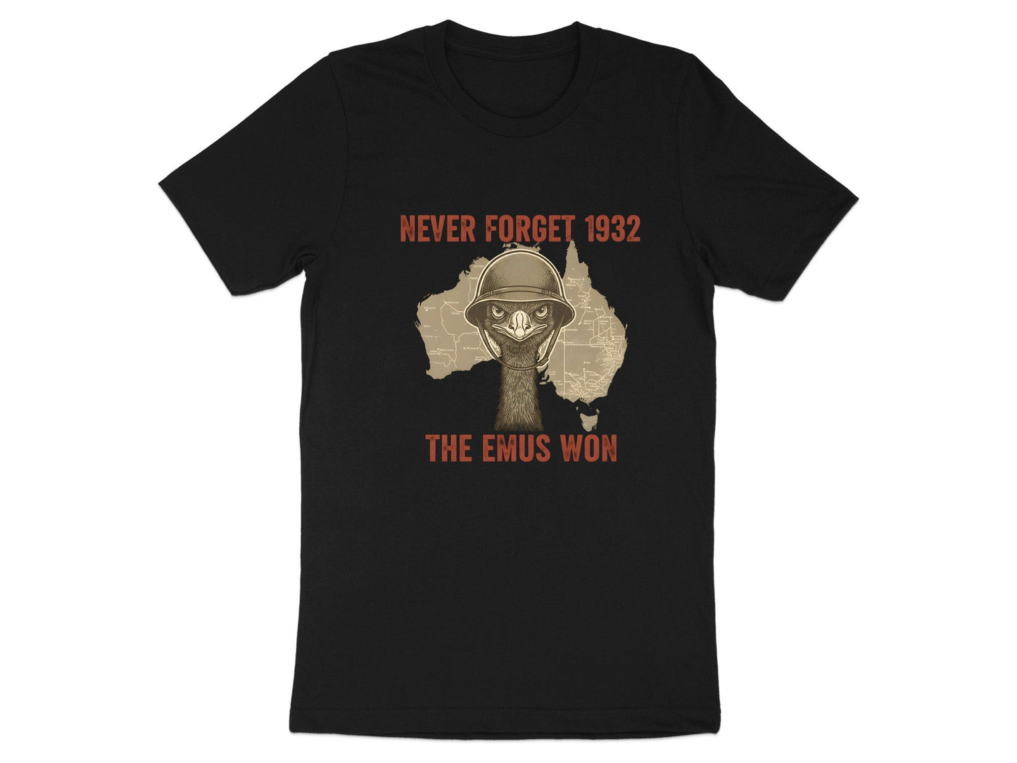 The Emus Won 1932 T-Shirt - Australian Great Emu War Tee
