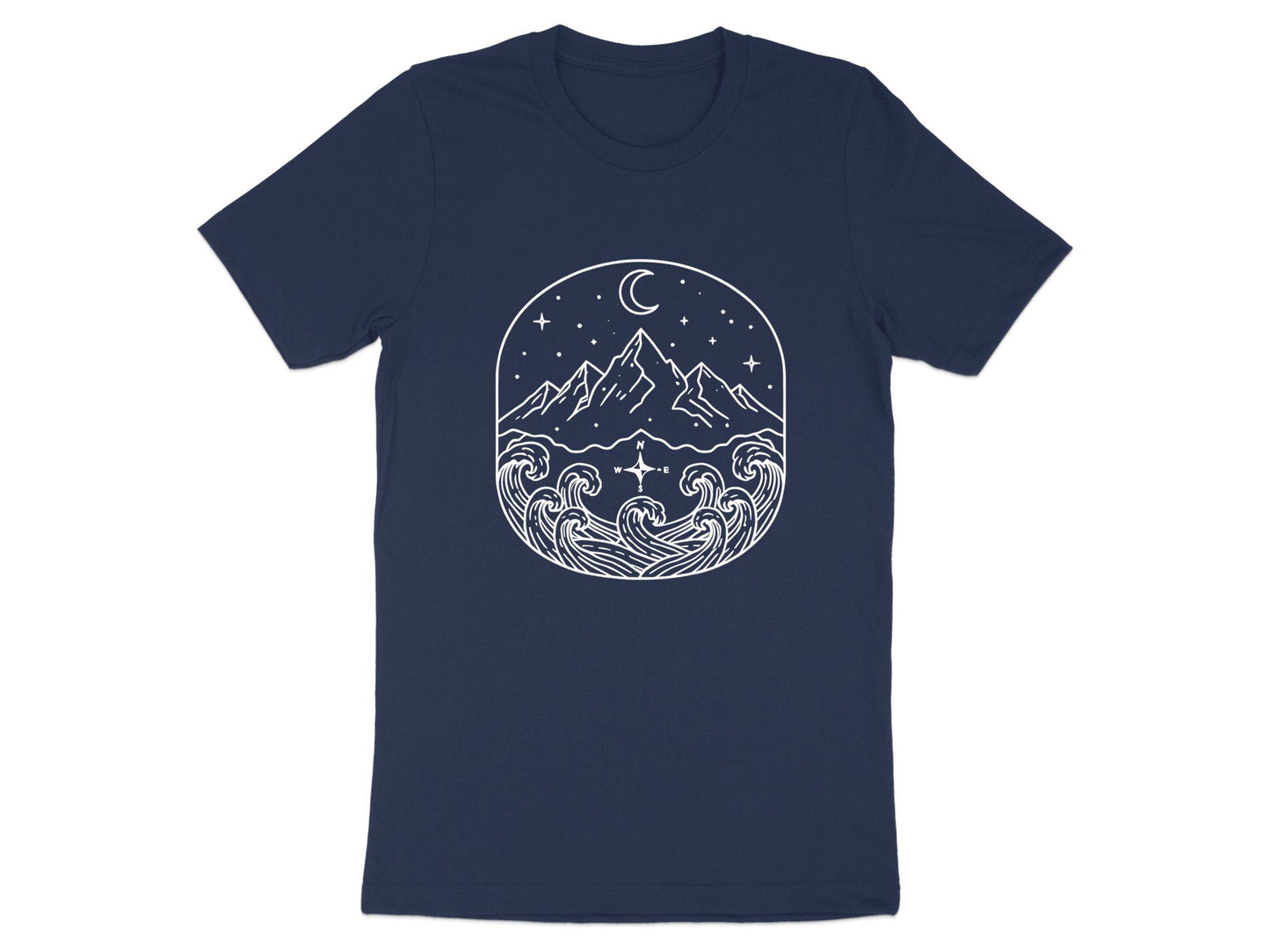 Ocean Waves & Mountain Peaks Adventure T-Shirt