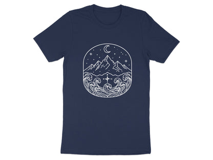 Ocean Waves & Mountain Peaks Adventure T-Shirt