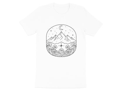 Ocean Waves & Mountain Peaks Adventure T-Shirt