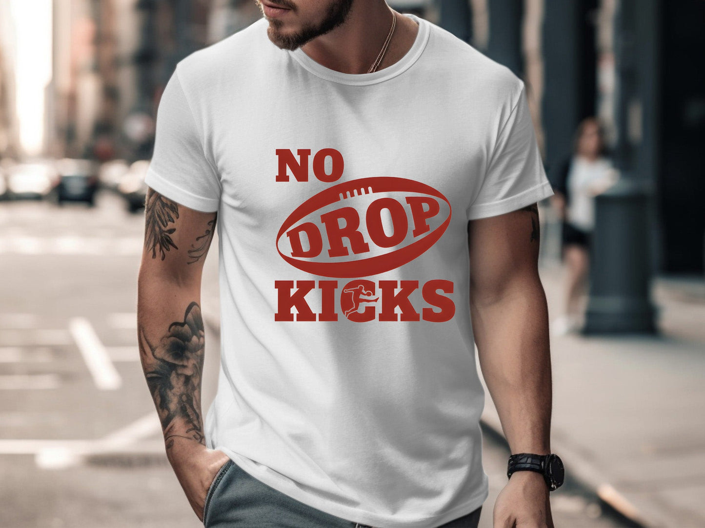 No Drop Kicks Rugby Graphic T-Shirt