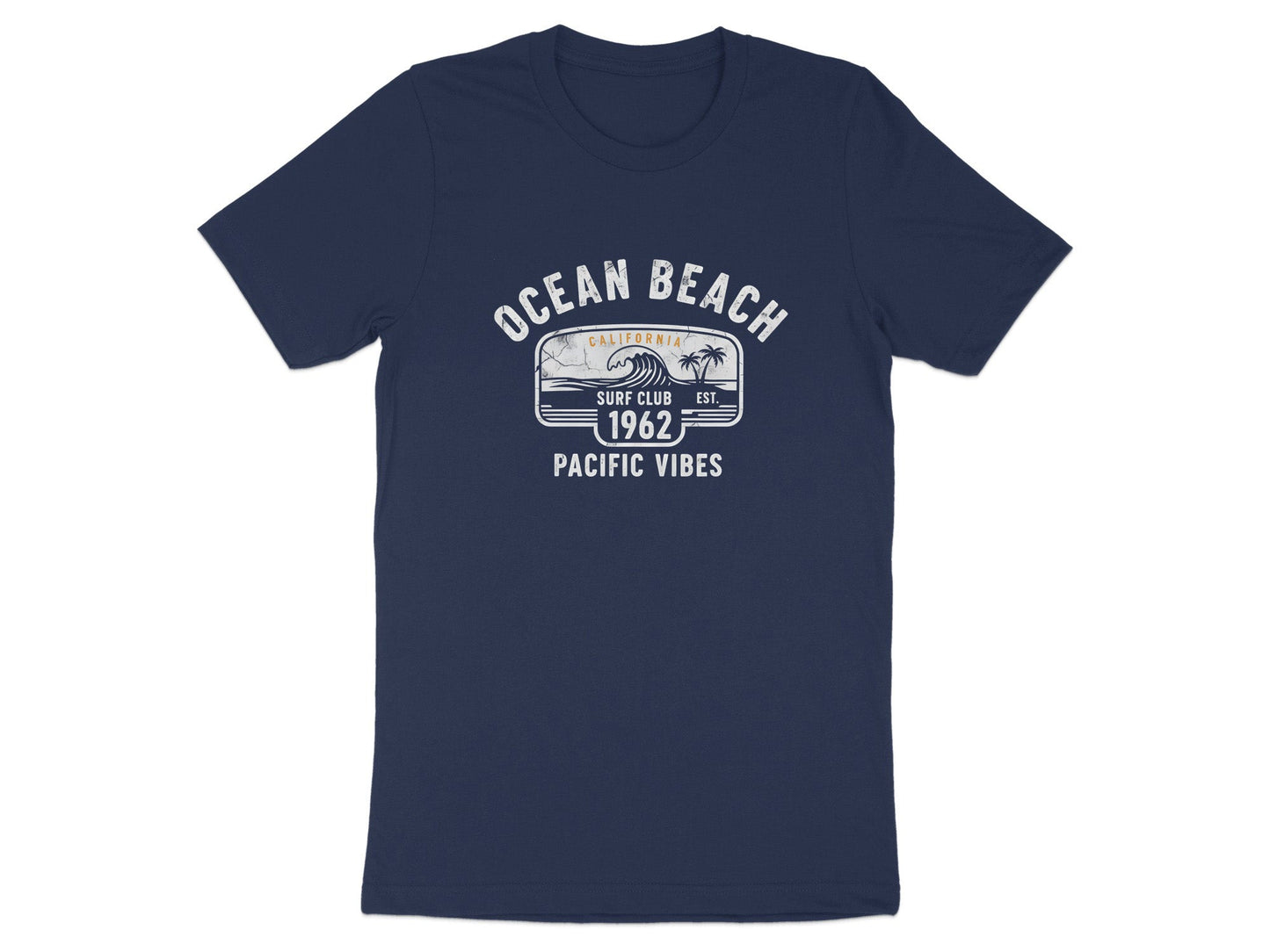 Vintage Ocean Beach Surf Club T-Shirt | Retro Surf Tee
