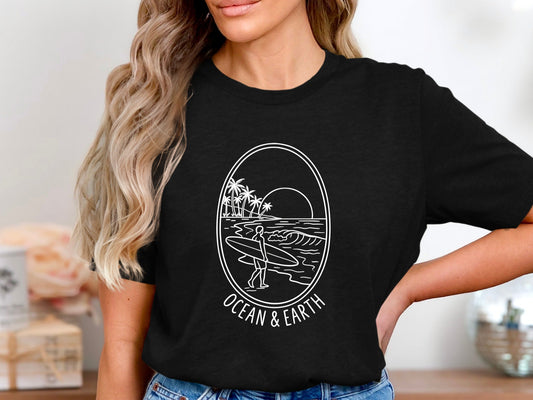 Ocean Earth Surf Vista Graphic T-Shirt