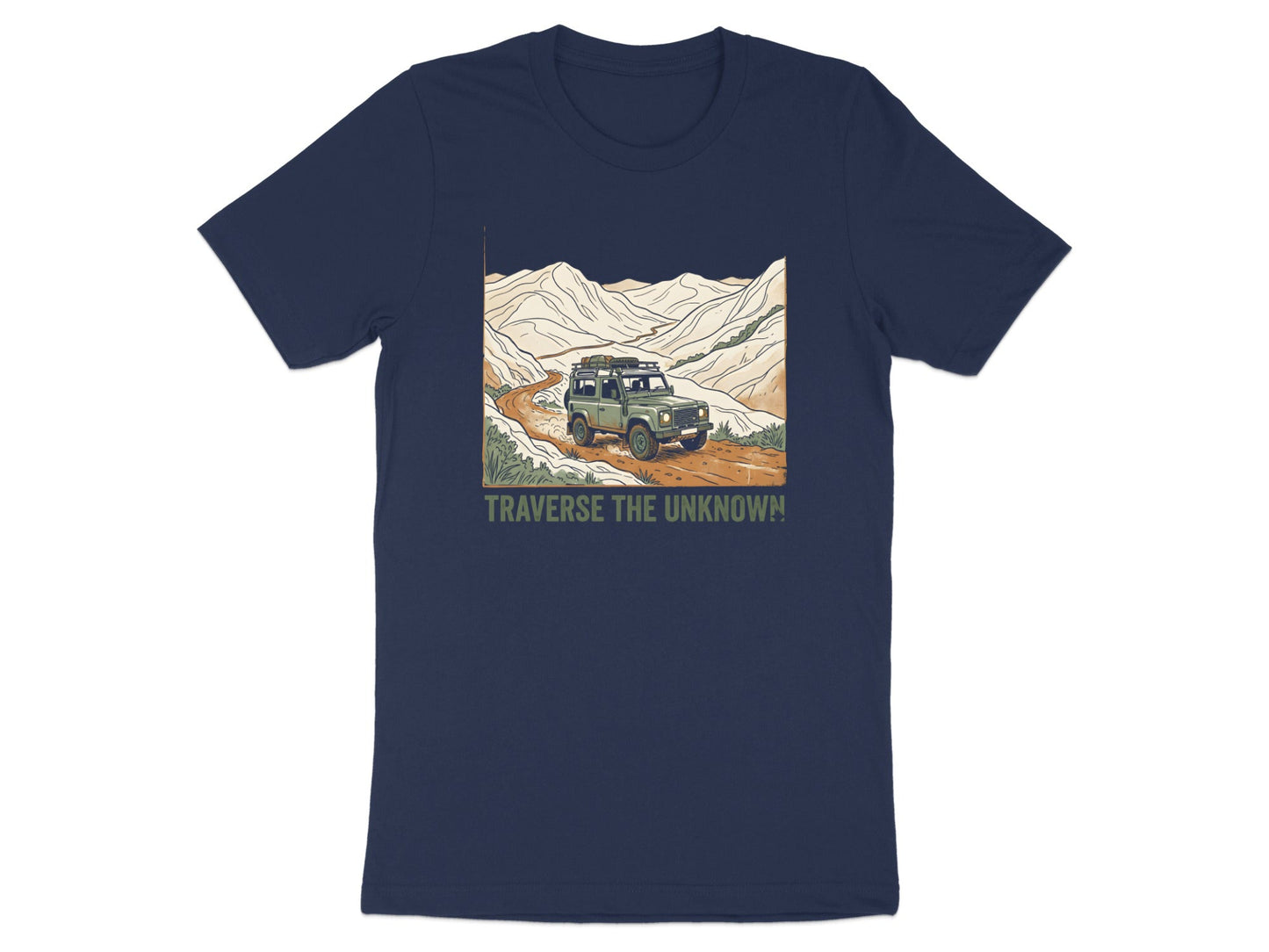 Off-Road Mountain Adventure 'Traverse the Unknown' Tee