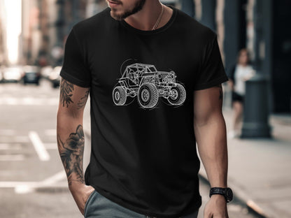 Off-Road Rock Crawler Blueprint T-Shirt