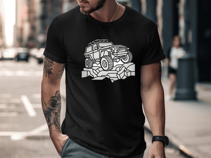 4x4 Rock Climbing Graphic T-Shirt