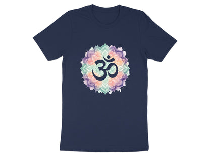 Watercolor Om Mandala T-Shirt - Pastel Spiritual Tee