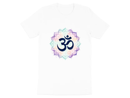 Watercolor Om Mandala T-Shirt - Pastel Spiritual Tee