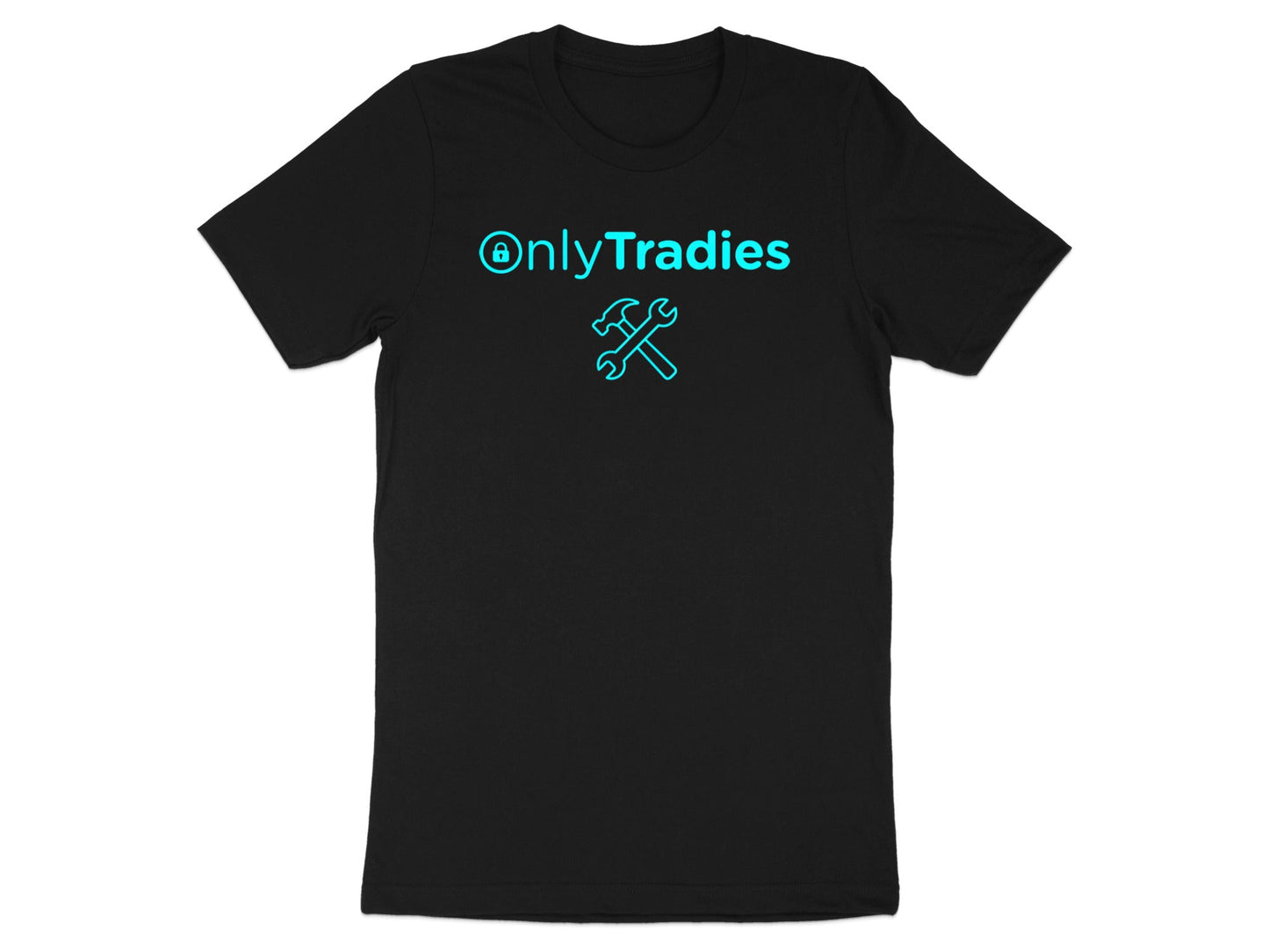 OnlyTradies Hammer & Wrench Logo T-Shirt | Funny Aussie Tradie Tee