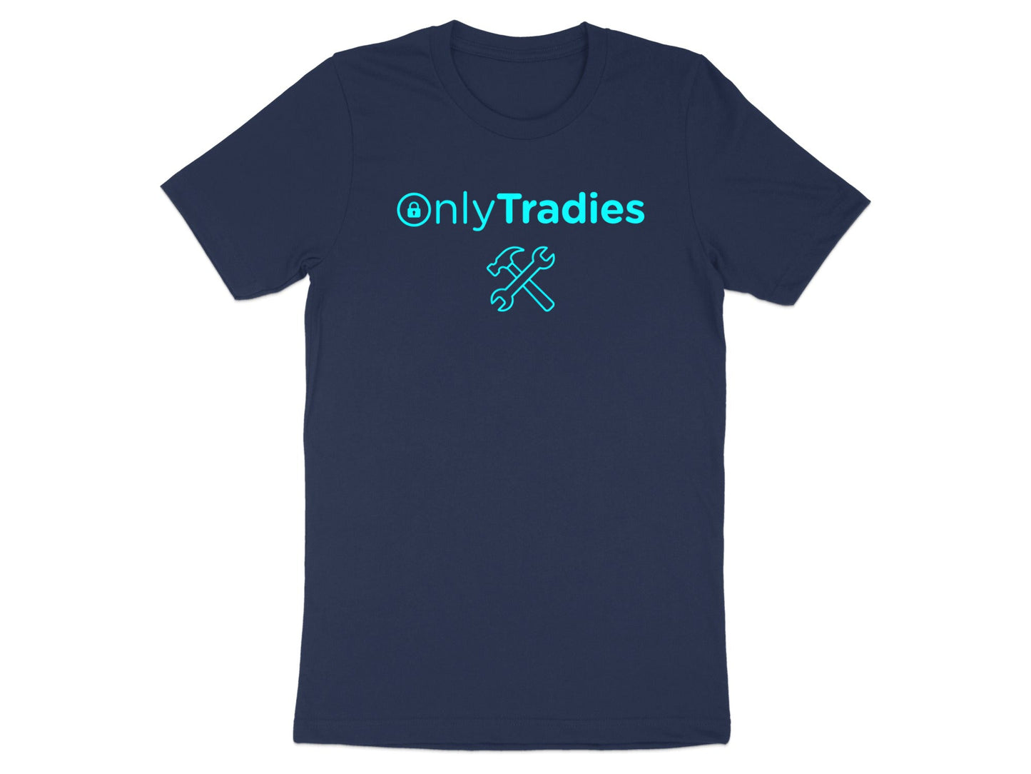 OnlyTradies Hammer & Wrench Logo T-Shirt | Funny Aussie Tradie Tee
