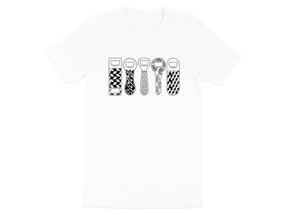 Patterned Bottle Opener Row T-Shirt