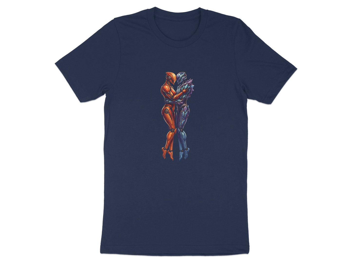 Binary Love Robotic Embrace T-Shirt