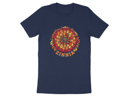 Vintage Zinnia Floral Graphic T-Shirt