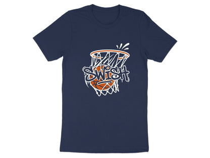 Swish Basketball Hoop Graffiti Graphic Tee