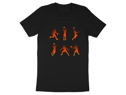 Basketball Skills Action Silhouette Multi-Print Tee
