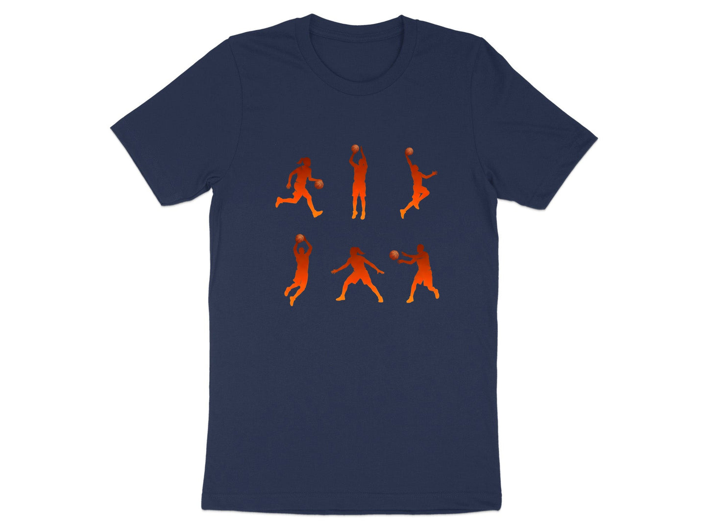 Basketball Skills Action Silhouette Multi-Print Tee