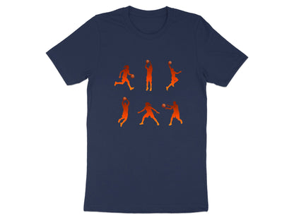 Basketball Skills Action Silhouette Multi-Print Tee