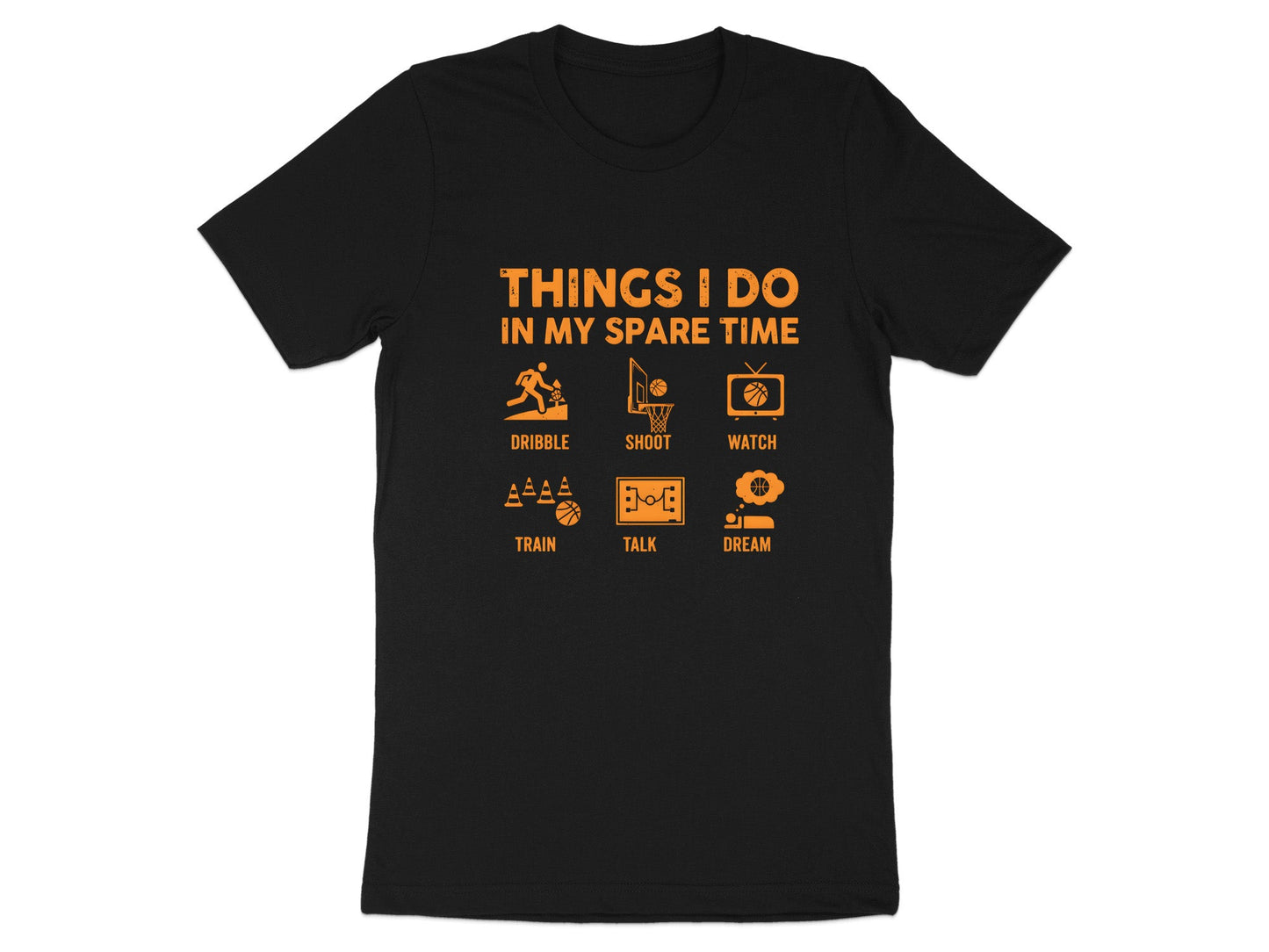 Things I Do In My Spare Time Basketball Version Tee