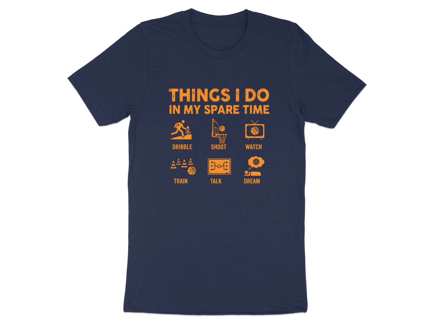 Things I Do In My Spare Time Basketball Version Tee