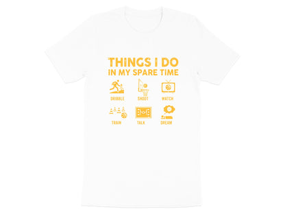 Things I Do In My Spare Time Basketball Version Tee