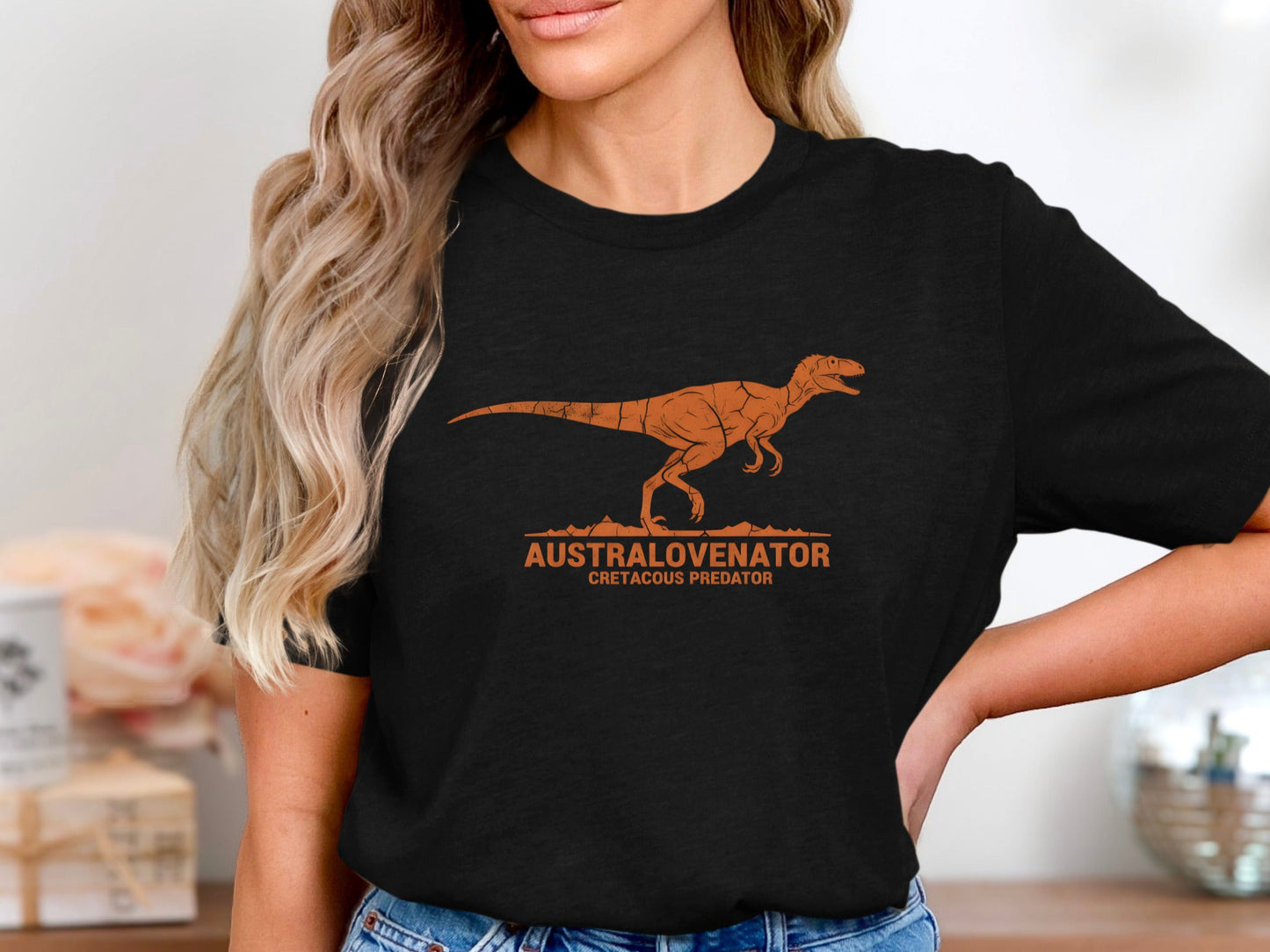Australovenator Cretaceous Predator T-Shirt - Australian Dinosaur