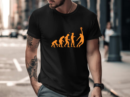 Evolution of Basketball Slam Dunk T-Shirt