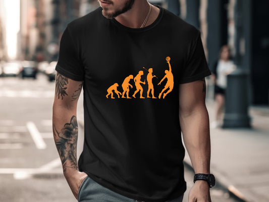 Evolution of Basketball Slam Dunk T-Shirt