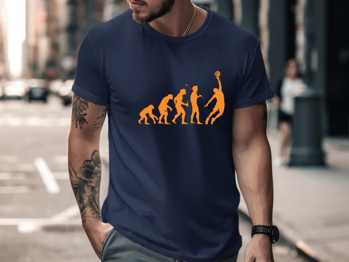 Evolution of Basketball Slam Dunk T-Shirt