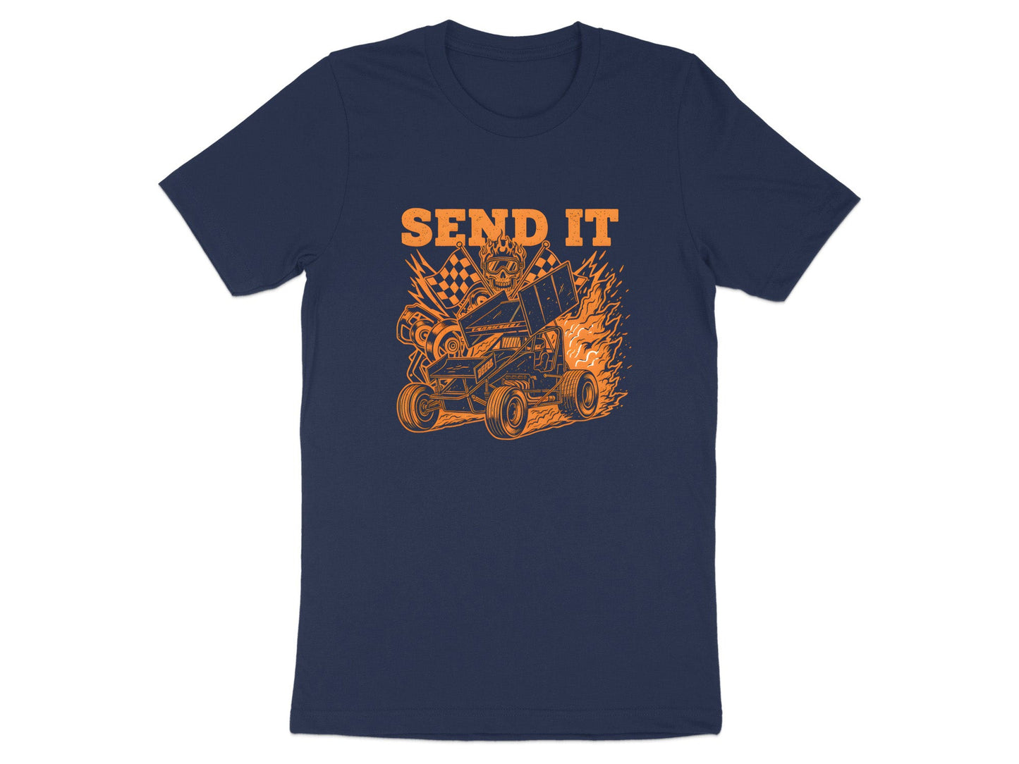 Send It Sprint Car Racing Graphic T-Shirt