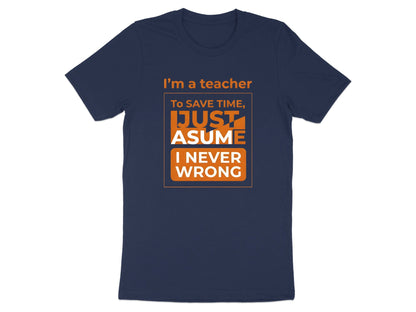 Teacher Life Bold Orange T-Shirt - Classroom Quote Tee