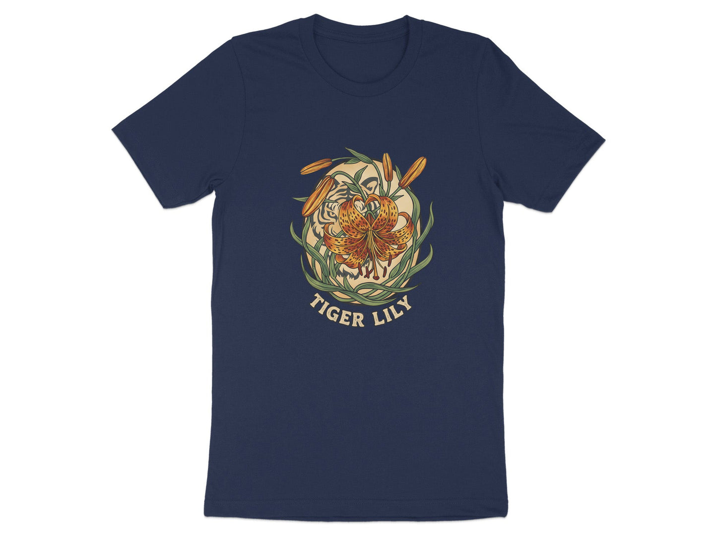 Tiger Lily Illustrated Graphic T-Shirt