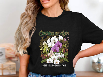 Orchids of Asia Mixed Orchids Graphic T-Shirt