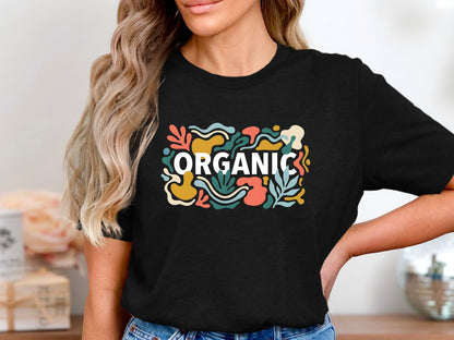 Organic Abstract Botanical Graphic Tee