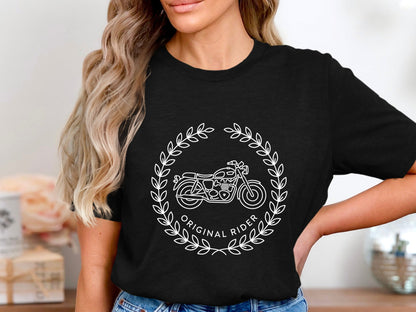 Original Rider Classic Motorcycle Wreath T-Shirt