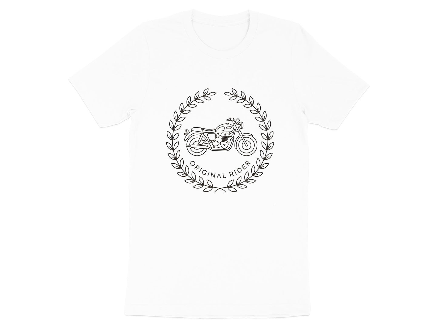 Original Rider Classic Motorcycle Wreath T-Shirt