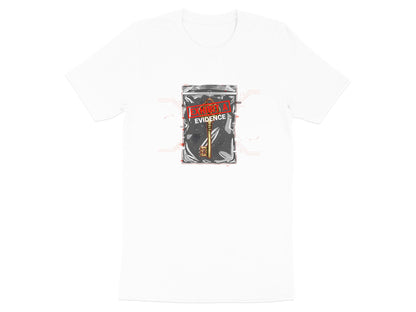 Exhibit A Evidence T-Shirt - Cyberpunk Key Graphic