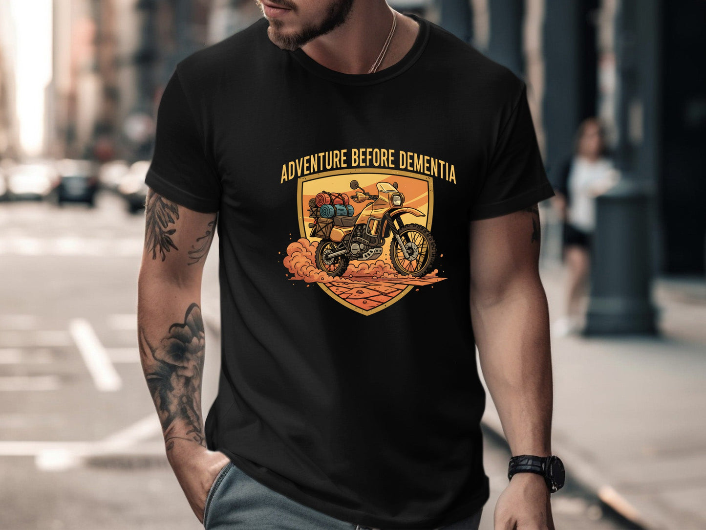 Adventure Before Dementia Off-Road Biker T-Shirt