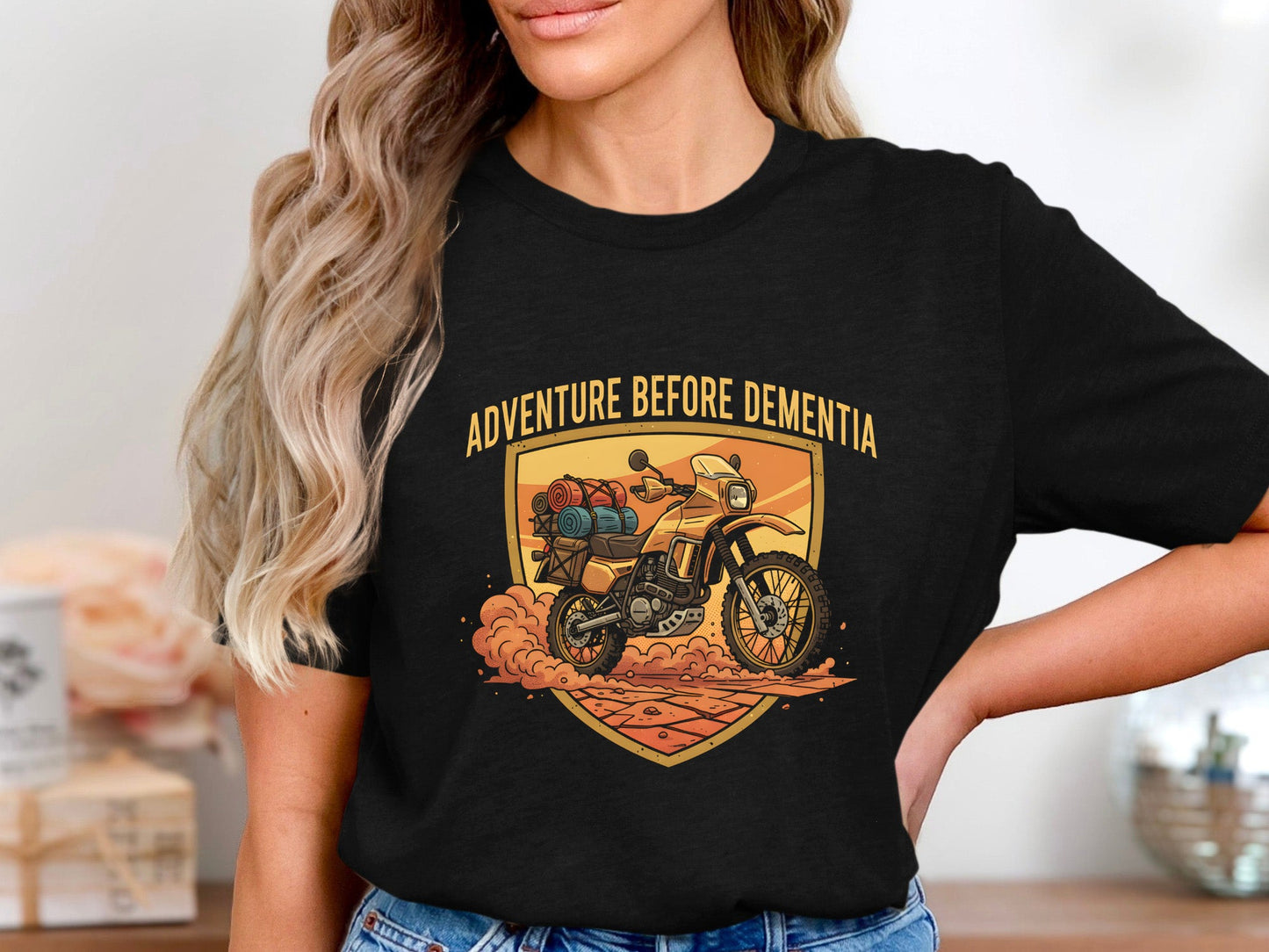 Adventure Before Dementia Off-Road Biker T-Shirt
